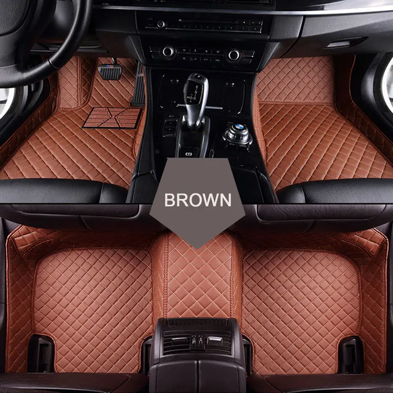 Custom fit car floor mats for Cadillac ATS CTS XT5 XTS SRX SLS Escalade 3D car styling all