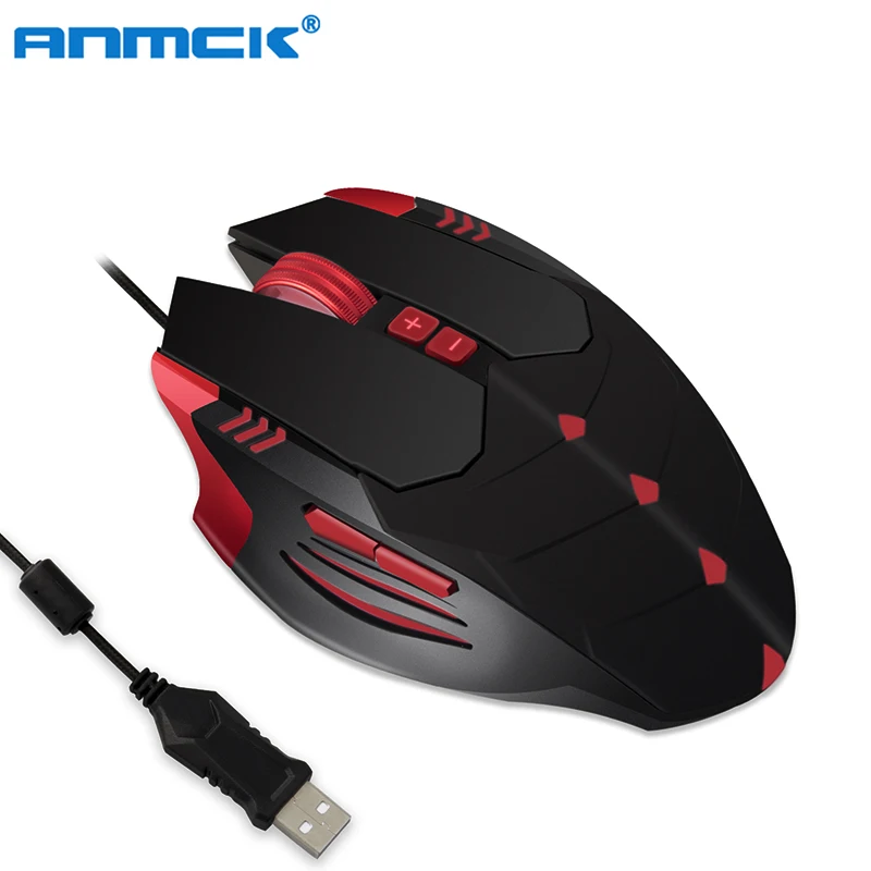 

Anmck Gamer Mause For Laptop 4800DPI Professional Wired Gaming Mice For Computer PC Notebook Ergonomic USB RGB Game Mouse