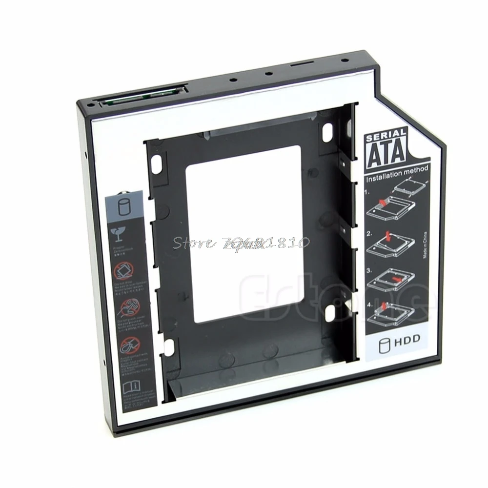 2nd SATA Hard Drive SSD Caddy Adapter for Dell Studio XPS 1640 1645