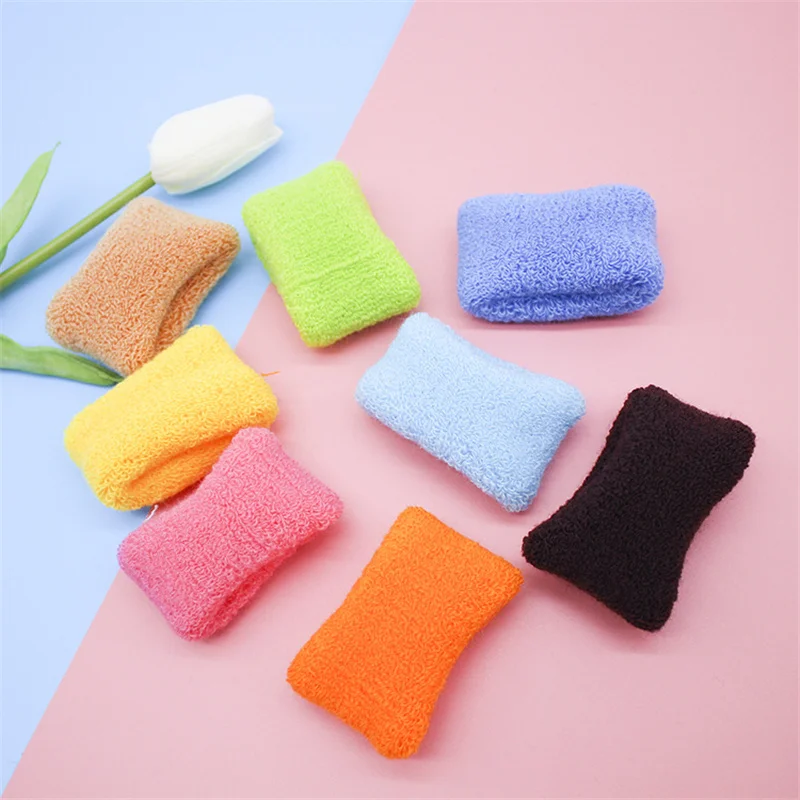12Pcs/Lot Women Hair Accessories Elastic Hair Bands Solid Candy Color Hairband Scrunchy Towel Ring Roop Hair Hoop Cute Headdress