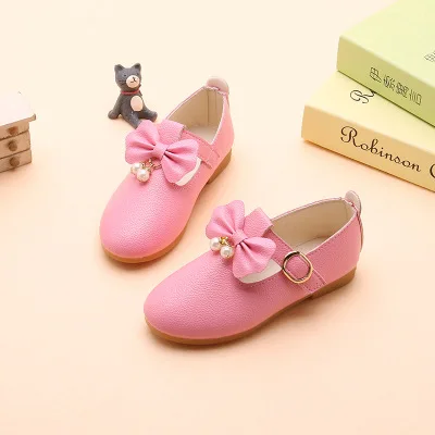 1 13 year old girl casual shoes 2019 Summer princess bow shoes children ...