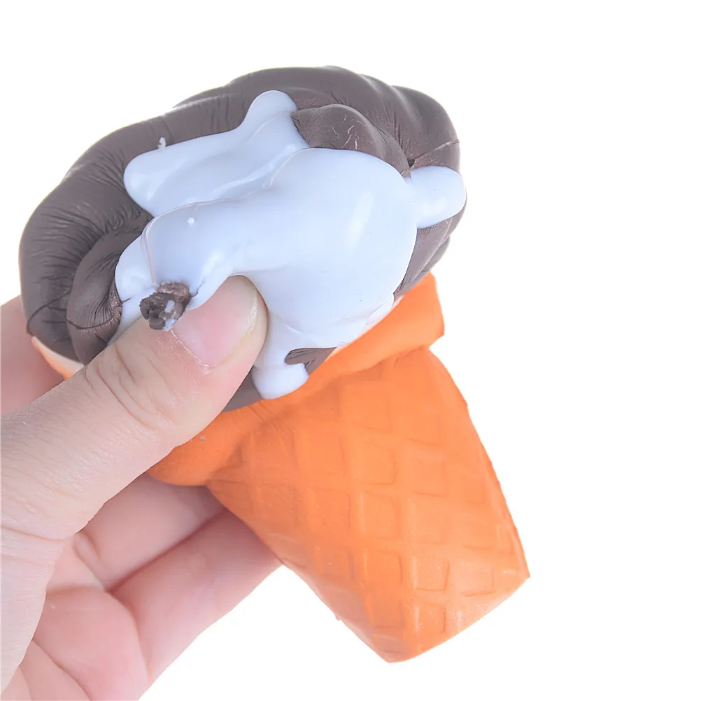 Забавный Squishy замедлить рост мороженого радуги Kawaii Squeeze Антистресс мяч подарок мягкими игрушками снятие стресса