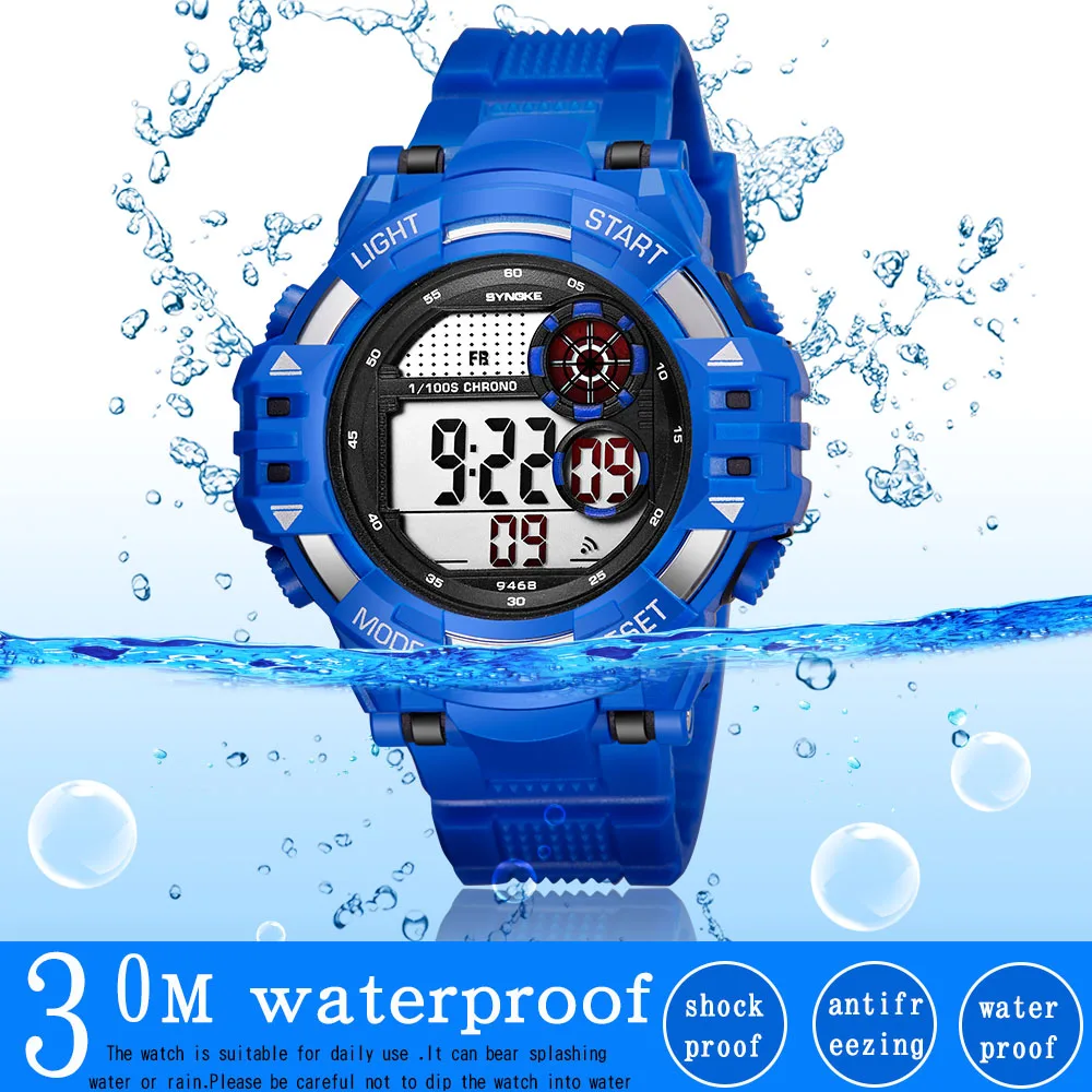 PANARS الرياضة في الهواء الطلق الساعات الرجال تسلق تشغيل الرقمية المعصم الطلب الكبير العسكرية إنذار صدمة مقاومة للماء ووتش