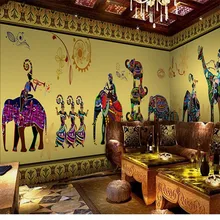 Free Shipping Colorful Southeast Asia Indian Dance Yoga Church Palace Hotel Restaurant Backdrop Wallpaper Mural Free Shipping Colorful Southeast Asia Indian Dance Yoga Church Palace Hotel Restaurant Backdrop Wallpaper Mural