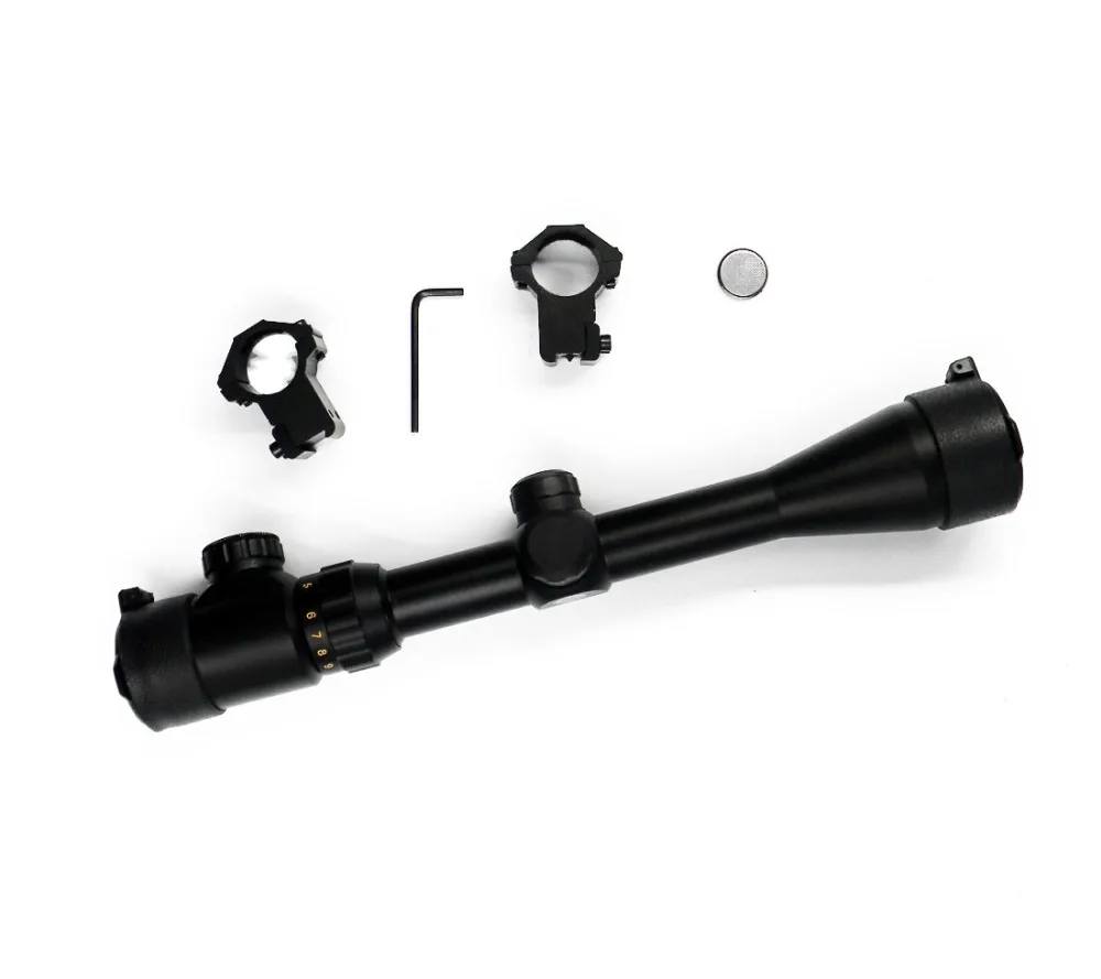 3 9x40 Green Red Dot Illuminated Hunting Scope Outdoor Reticle Sight 3-9x40-green-red-dot-illuminated-hunting-scope-outdoor-reticle-sight