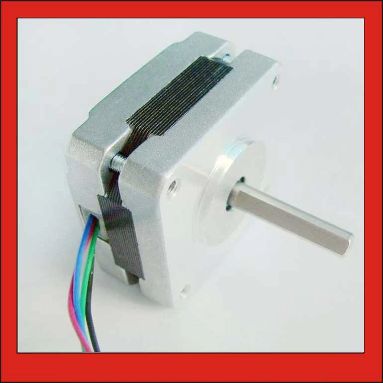 

1.8 degree NEMA 16 Stepper Motor with 8 N.cm 11oz-in Frame 39mm CNC Stepper Motor Nema16 4-lead Length 20mm CE Rohs