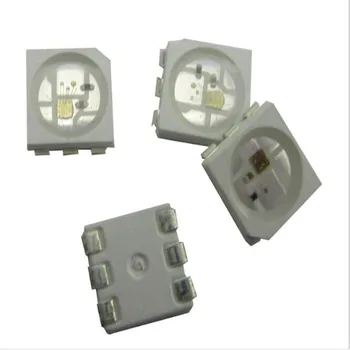 

100-1000pcs WS2815 LED Chip beads;DC12V input; signal break-point continuous transmission;RGB full color addressable