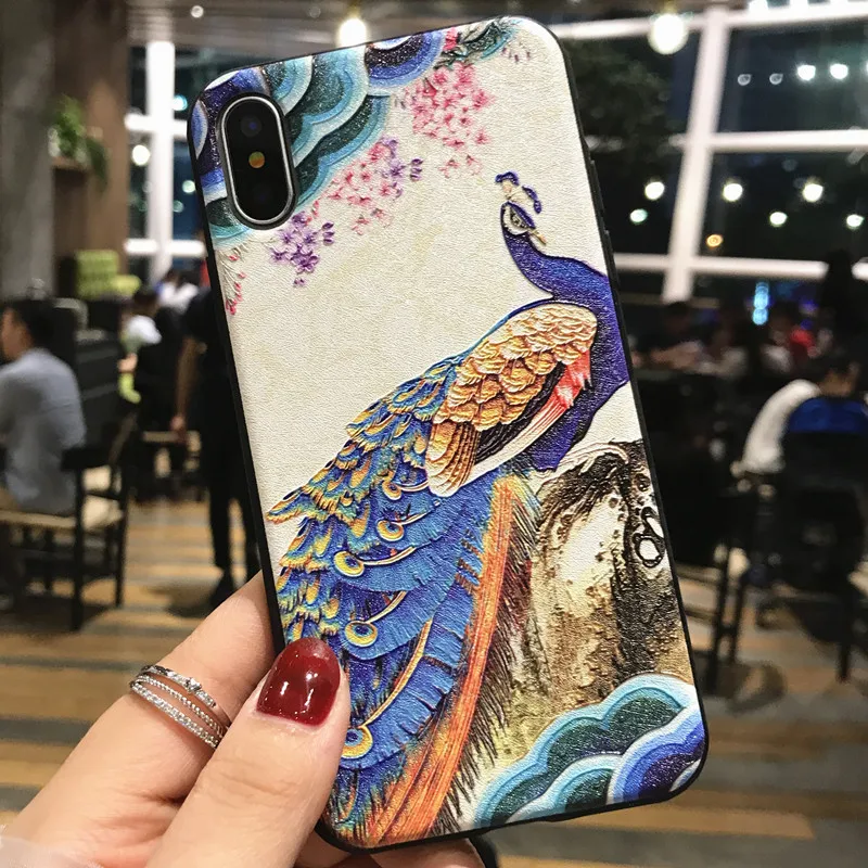 Новые модные телефонные Шкафы для iPhone X 6s 7 8 Plus ТПУ Мягкая силиконовая задняя крышка ударопрочный для iPhone Мобильный корпус защитный чехол