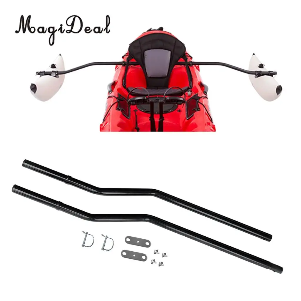 

MagiDeal 1 Set Canoe Kayak Inflatable Stabilizing System Replacement Water Buoy Float Pole Outrigger Sidekick Ama Kit