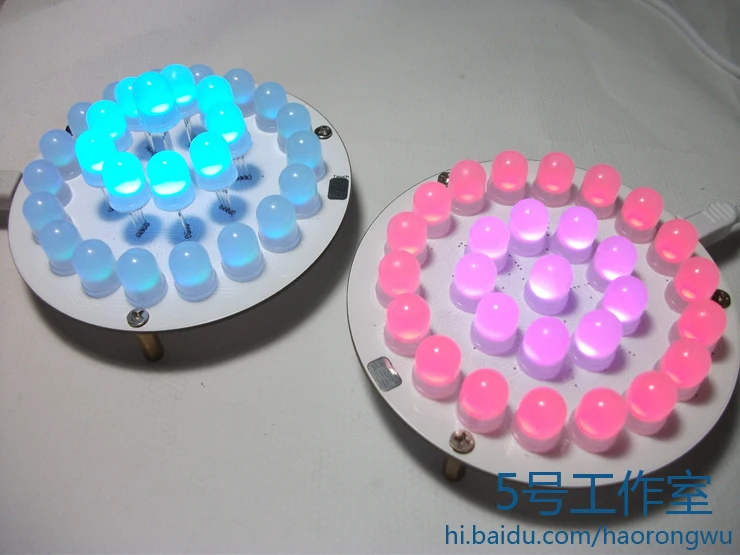 Light Cube 51 single chip DIY electronic design and production of Electronic Design Suite: touch key full color LED Aurora tower Light Cube 51 single chip DIY electronic design and production of Electronic Design Suite: touch key full color LED Aurora tower