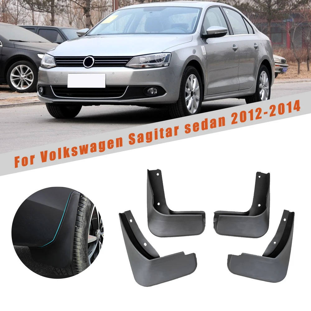 Guardabarros para Volkswagen Jetta Sedan 2012 2013 2014, accesorios para coche, -