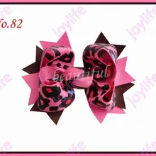 Новые 45 шт. Девушка Бутик 2 тона 3.5 Ветряные мельницы волосы бант зажим для волос луки аксессуары