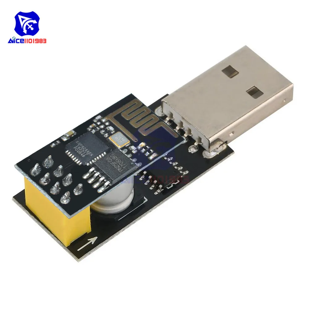 

CH340 CH340G USB to ESP8266 ESP01 ESP01S Serial Adapter WIFI Wireless Bluetooth Module Development Board Programmer for Arduino
