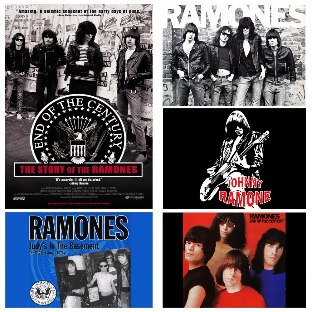 

2019 new style Ramones Retro Rock Music band Posters Home Decor coated paper/Cafe/Bar poster wall stickers room decoration