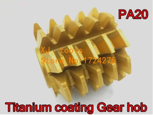 1PCS M0.5/M0.6/M0.8/M1.0/M2.0/M3.0M/M4.0 modulus PA 20 degrees HSS Titanium coating Gear hob cutting tools Free shipping | Инструменты