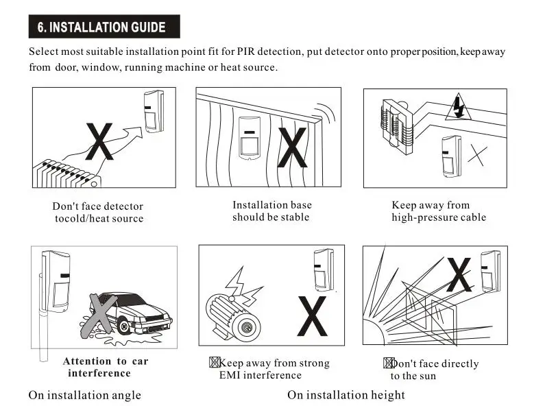 Sensor de Movimento ao ar Inteligente com Fio Sistema de Alarme Detector de Movimento à Prova Livre Dual-tecnologia Lente Grande Angular Infravermelho Microondas d' Água Pir 12 pir detector wired