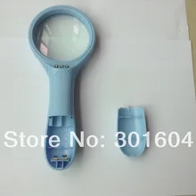 3 светодиодный Лупа с сеткой 2.5x увеличение# 9986B