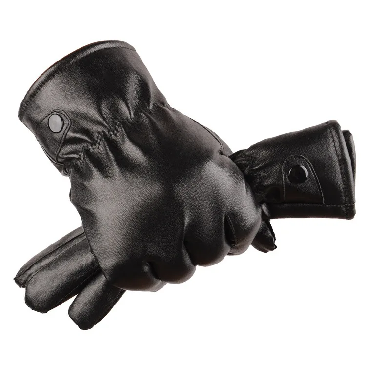

Men's Real Leather Gloves Winter Gloves Leather Trendy Sheepskin Gentmen Luvas Guantes Mujer Winter New 2016 Thicken Glove