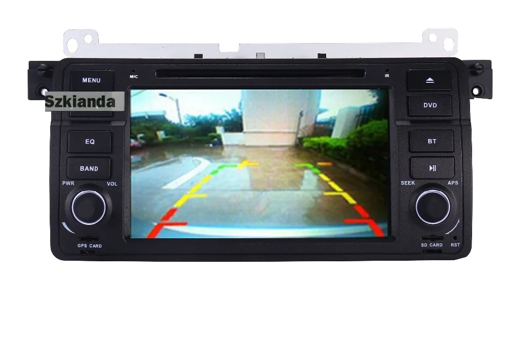 Автомобильный DVD плеер 7 дюймовый 2Din Android 10 для BMW E46 M3 с 3G GPS BT Радио USB SD Руль