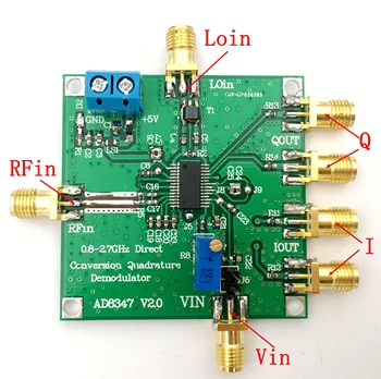 

AD8347 Downconverting Wideband Quadrature Demodulator 800MHz~2. 7GHz IQ Demodulator RF