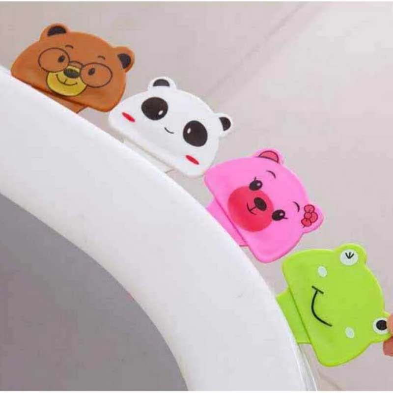 

Toilet Lid Seat Cover Lifter Creative Cute Cartoon Clean Portable Toilet Handle Flip Cover Uncover Handle Bathroom Products