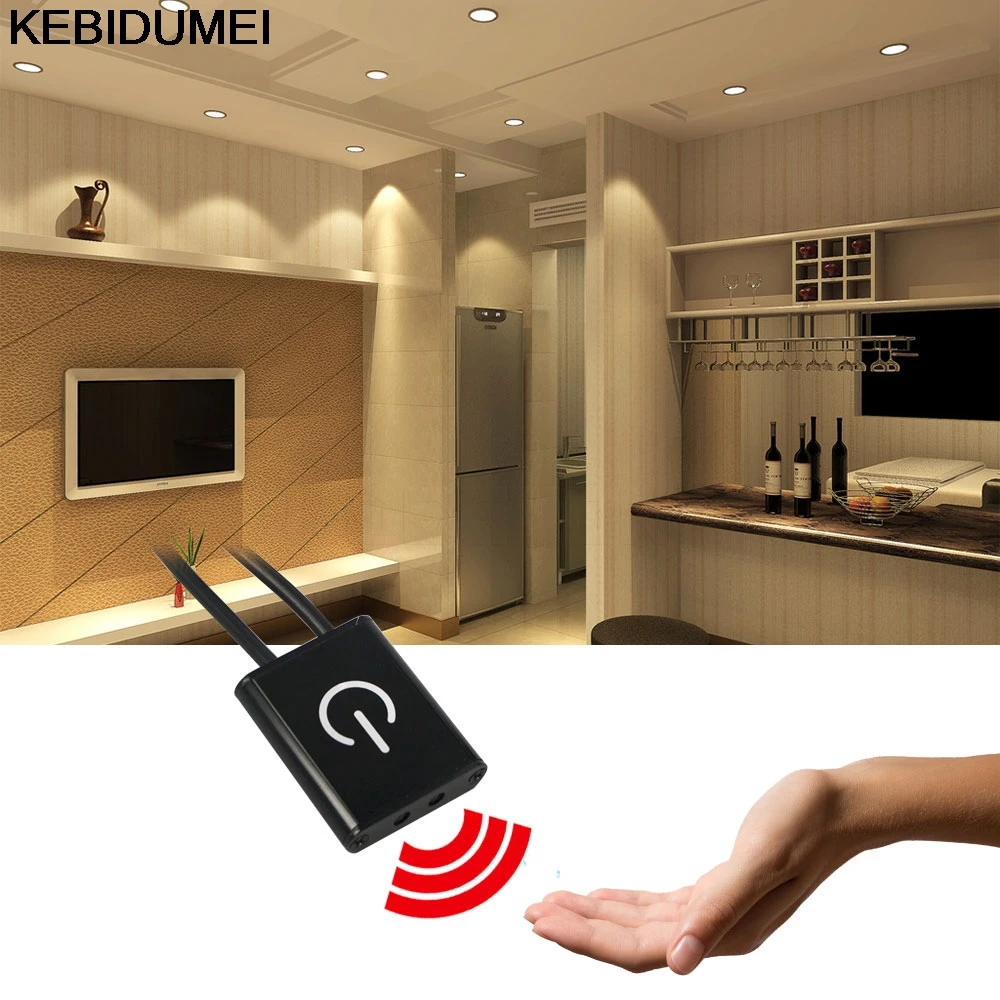 

1pcs Automatic waving IR sensor switch for LED products DC12/24V infrared sensor Controller sliver
