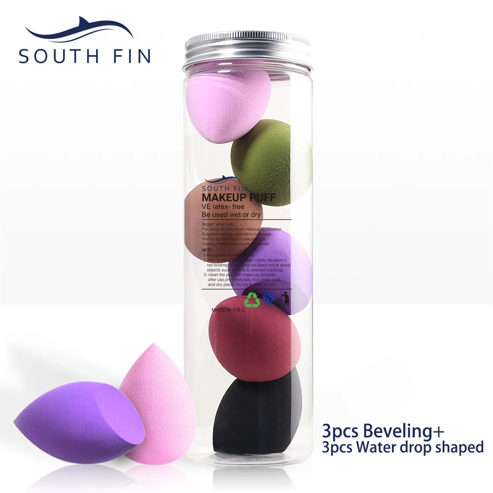 South fin makeup egg puff mixed shape beveling water drop cosmetic puff