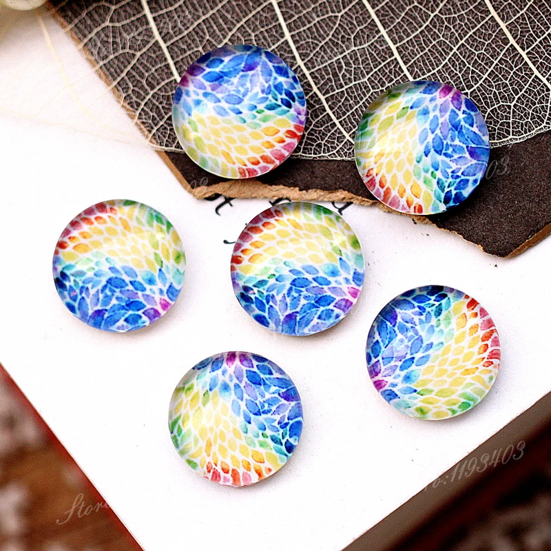 (40 шт 12 мм)/Круглые мм 20 25 30 стеклянные кабошоны DIY для ювелирных изделий в поисках