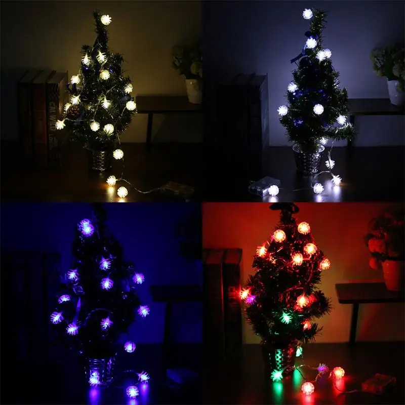 2.2M 20 PCS LED CHRISTMAS GARDEN PARTY DECOR STRING PINE CONE LIGHTS LAMP SMART