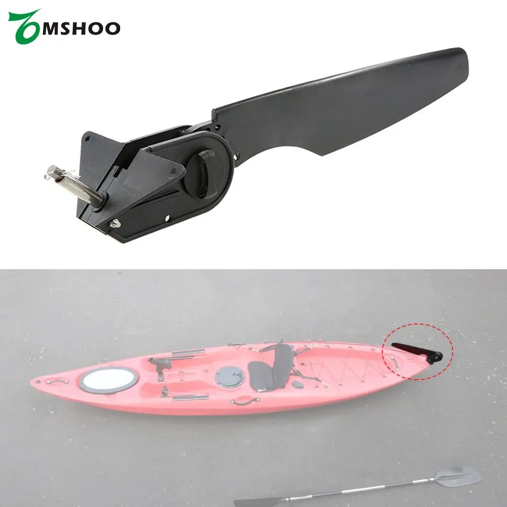 

Nylon Glass Fiber Kayak Rudder Fishing Kayak Boat Rudder Replacement Parts Foot Control Steering System Control Line Kit