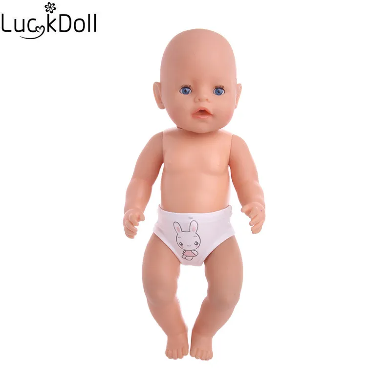 Luckdoll новые кукольные аксессуары мультфильм трусики подходят 43 см кукла, лучший подарок для детей