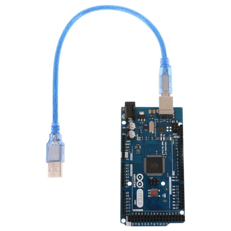 Макетная плата MEGA 2560 R3 ATMEGA16U2 с USB кабелем|Детали и аксессуары для 3D-принтеров| |