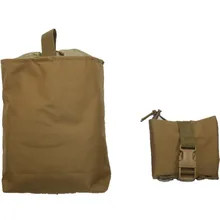 Folding Tactical Utility Magazine Recovery Pouch Bag DUMP Drop Pouches Bag CQC Molle Mag Pouch Military Gun Ammo Army Bags