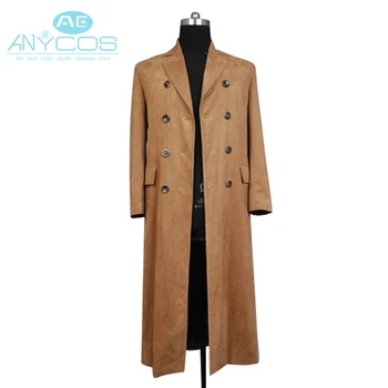 

Doctor Who Dr. Brown Long Trench Adult Men Coat Suit Halloween Party Cosplay Costume