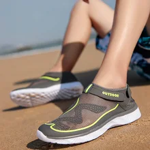 Летняя мужская водонепроницаемая обувь; женская пляжная обувь с крючками; дышащие кроссовки; обувь для плавания; рыболовные сандалии