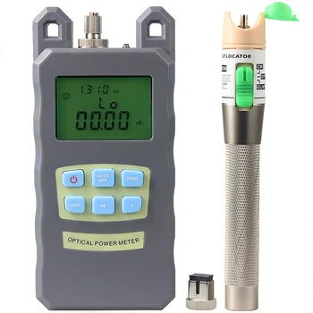 

-70dBm~+10 dBm Fiber Optical Power Meter VFL 20mW Pen Visual Fault Locator