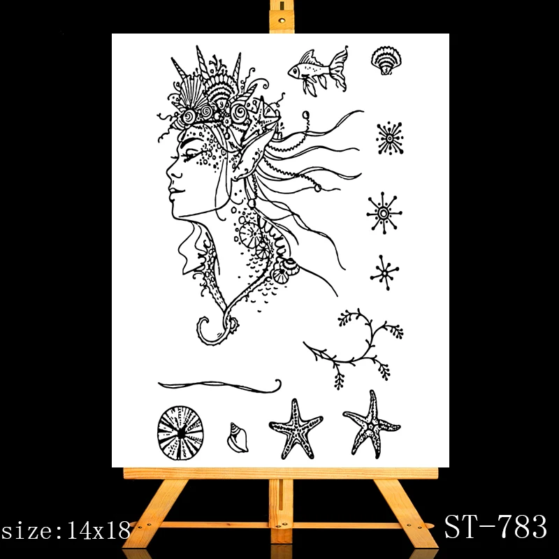 

ZhuoAng Marine son Clear Stamps/Card Making Holiday decorations For scrapbooking Transparent stamps