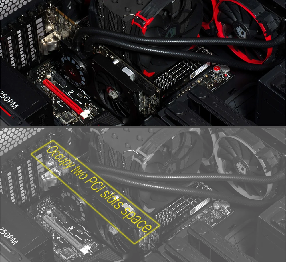 Блок водяного охлаждения ID COOLING насос высокого давления для игровой видеокарты GPU