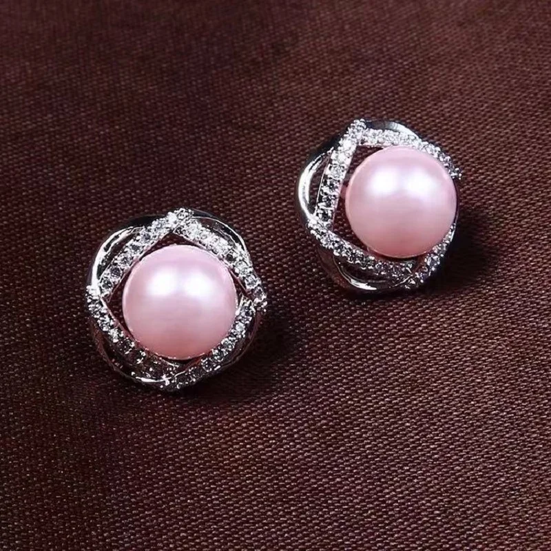 2019 Клевер Роза Серьги Fine Jewelry корейский жемчужной сережкой модные женские туфли