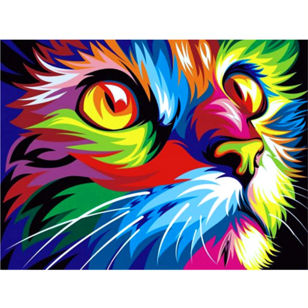 Diy Diamond Painting Cat Diamond Embroidery Europe Home Decoration