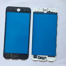 10pcs/lot Grand A Top Quality Front Touch Screen Glass Outer Lens with Frame Bezel for iPhone 7Plus 5.5 inch LCD Replacement