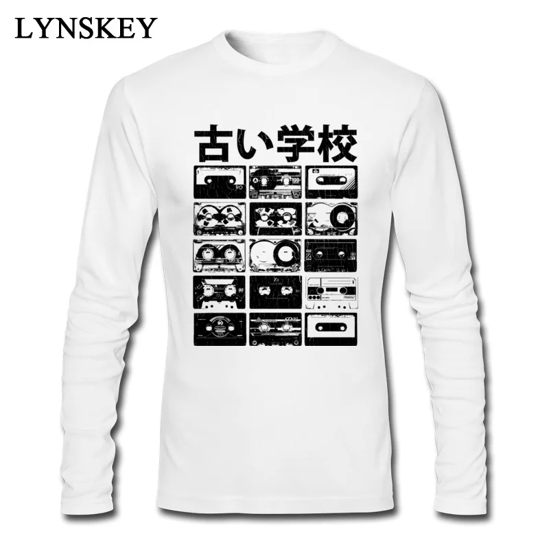 Old School Cassettes (vintage distressed look)_white