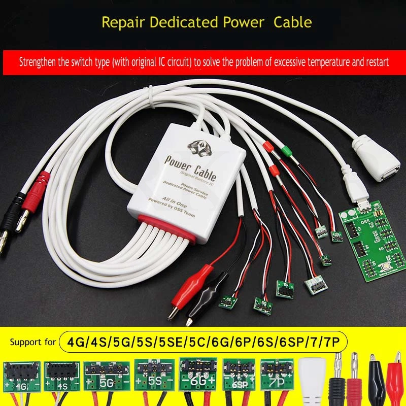 

Jykior Professional Multipurpose Power Current Test Dedicated Cable Activation Charge Battery Board For iPhone Repair Tools