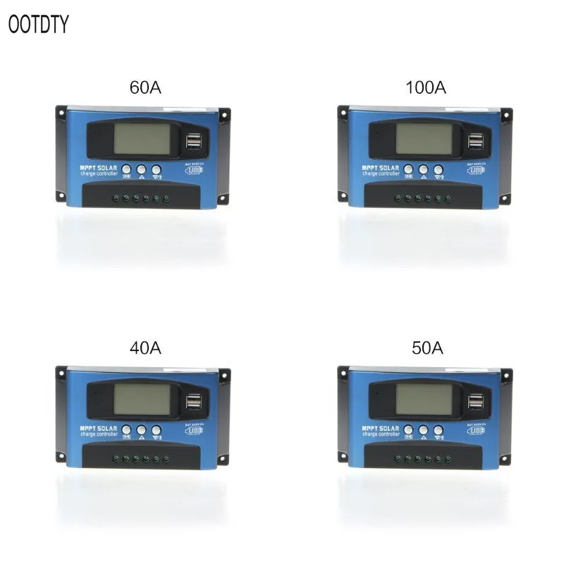 

MPPT Solar Panel Regulator Charge Controller 12V/24V Auto Focus Tracking