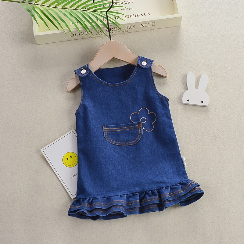 infant denim dress