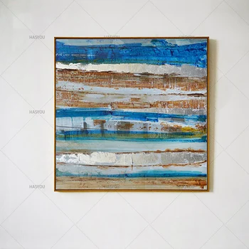 

Handpainted High Quality Abstract Color Oil Painting On Canvas Handmade Abstract Cavans Art For Living Room Office Hotel Decor
