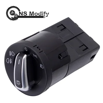

NS Modify Headlight Light Switch Headlight Fog Light Control Switch Fit VW Golf Jetta Passat B5 Beetle Polo Sharan OEM 3BD941531