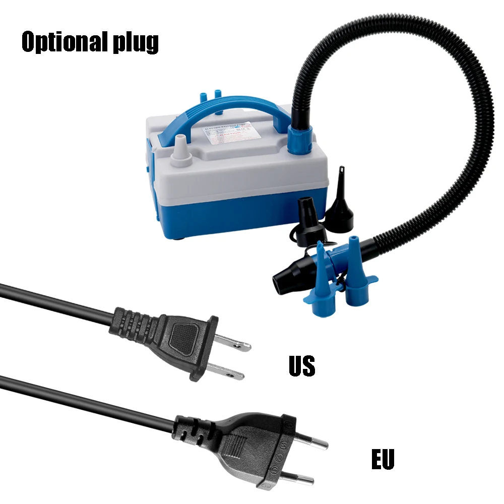 

Multifunctional Electric Balloon Pump High Power Two Nozzle Inflator Pump Suction Pump Fast Portable Inflatable Tool
