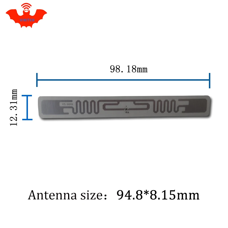 RFID метка UHF наклейка Alien 9640 влажная инкрустация 915mhz868mhz 860-960MHZ Higgs3 EPC 6C 50 шт. клейкая Пассивная RFID этикетка