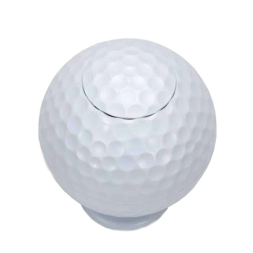 Golf Ball Shaped Automatic Toothpick Holder Pop-up Novelty Gift Indoor& Cars Golf Decoration